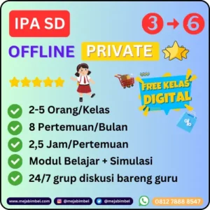 Bimbel IPA Offline Private SD Sleman Jogja