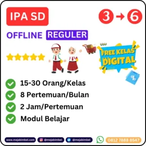 Bimbel IPA SD offline Reguler Sleman