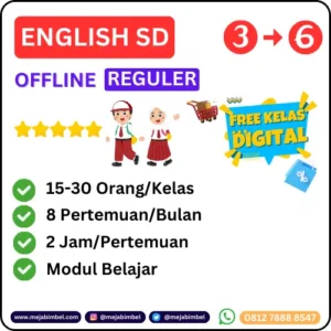 Bimbel Bahasa Inggris SD Reguler Sleman Jogja