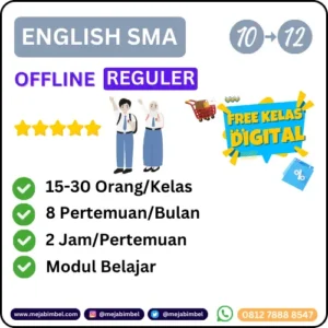 Bimbel English SMA Reguler Sleman Jogja