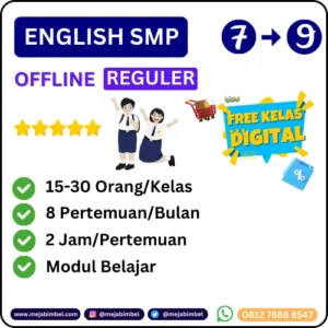 Bimbel English SMP Reguler Jogja Murah